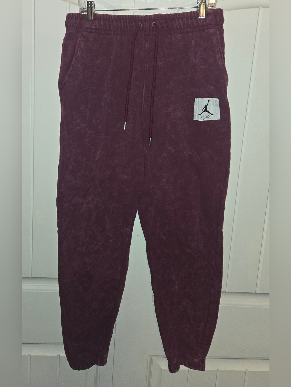 Jordan Jogger Pants Mens L Burgandy